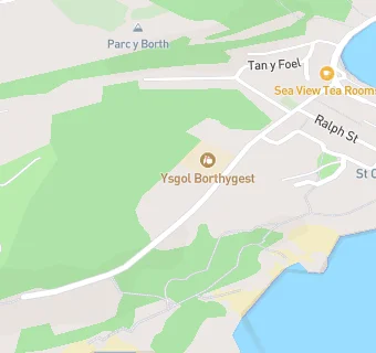 map for Ysgol Gynradd Borth Y Gest