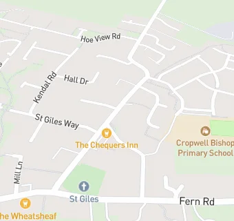 map for Chequers Inn