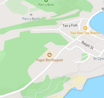 map for Ysgol Borthygest