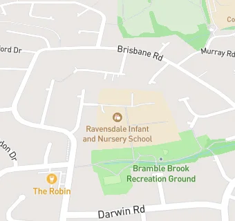 map for Ravensdale Infant School