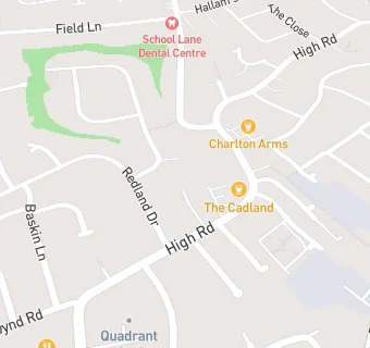 map for The Cadland Inn