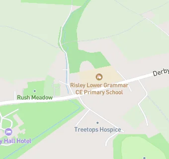 map for Risley Lower Grammar CE (VC) Primary School