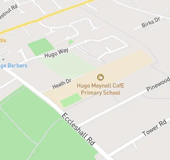 map for Hugo Meynell CofE (VC) Primary School