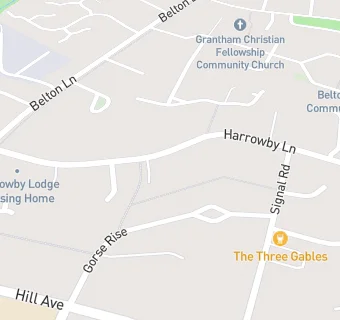 map for Harrowby Lodge Nursing Home Ltd