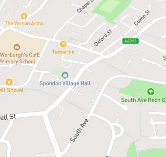 map for Derwent Valley Medical Practice (Branch Site)