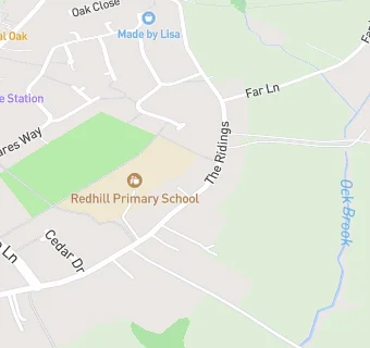 map for Redhill Primary School