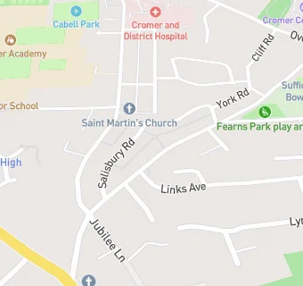 map for Elsenham House Nursing Home