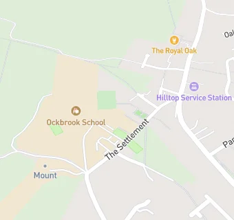 map for Ockbrook School