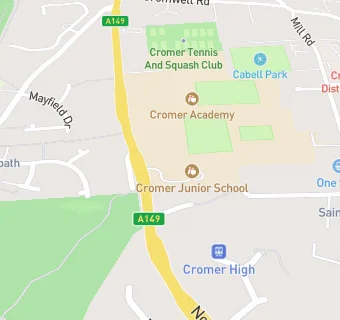 map for Cromer Junior School