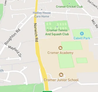 map for Cromer Academy