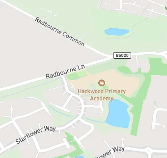 map for Hackwood Primary Academy