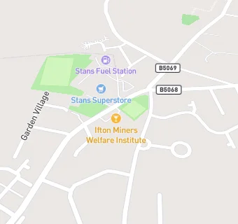 map for Ifton Miners Welfare Institute