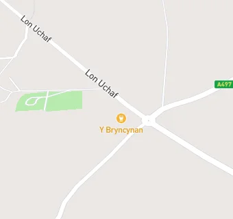 map for Y Bryn Cynan