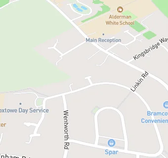 map for Broxtowe Day Service