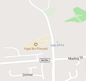 map for Ysgol Bro Plenydd