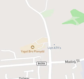 map for Ysgol Hafod Lon