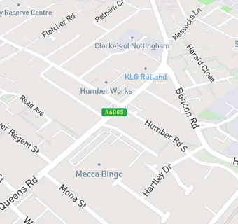 map for Mecca Bingo