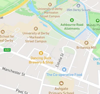 map for The Dancing Duck Brewery