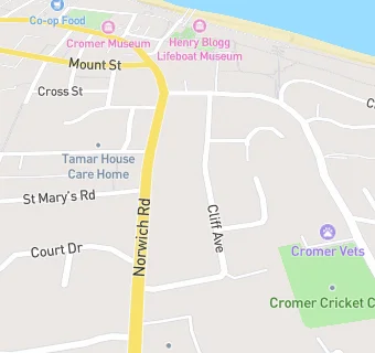 map for Virginia Court Hotel