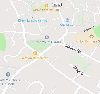 map for Kirton Pizza and Kebab House