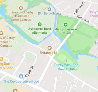 map for Derby West End & District Community Association