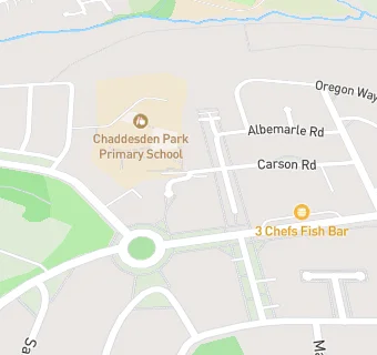 map for Chaddesden Park Primary School