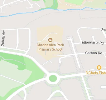 map for Chaddesden Park Primary School