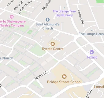 map for Derby Deaf Club