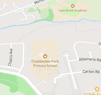 map for Chaddesden Park Primary School