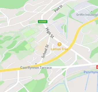 map for Ysgol Cefn Coch