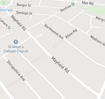 map for Mayfield Road Surgery