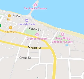 map for Cromer Tandoori