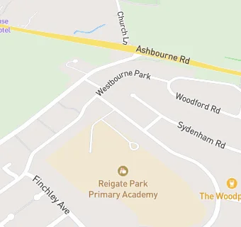 map for Caterlink at Reigate Park Primary School