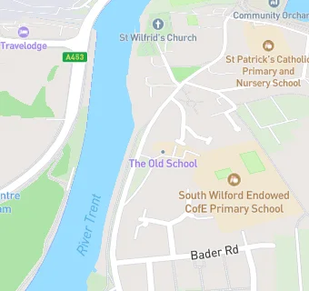 map for South Wilford Endowed CofE Primary School