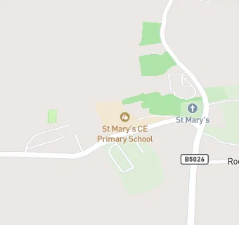 map for ST MARY'S C OF E PRIMARY SCHOOL - EDWARDS & WARD LTD