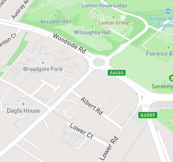 map for Broadgate Nursing Home