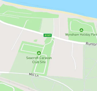 map for Seacroft Caravan and Motorhome Site