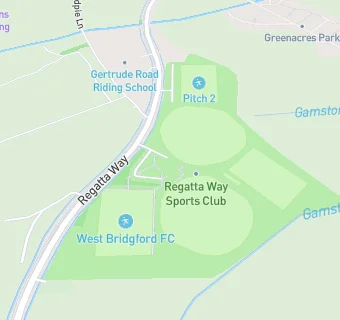 map for West Bridgford Colts FC