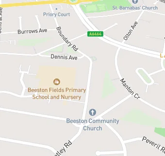 map for Beeston North And Lenton Abbey Childrens Centre