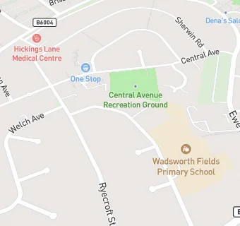 map for Wadsworth Fields Primary School