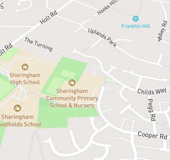 map for Sheringham Community Primary School