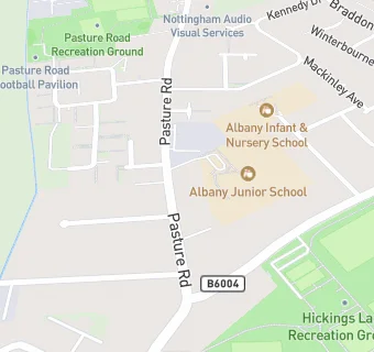 map for Albany County Junior School