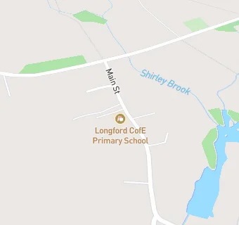 map for Longford CofE Primary School