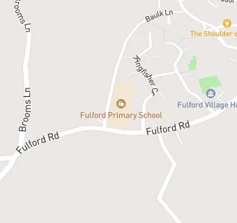 map for Fulford Primary School