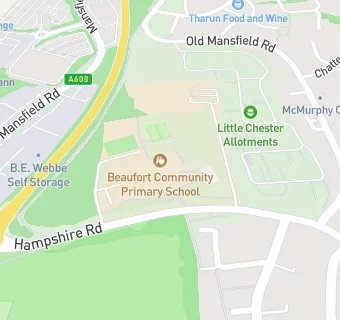 map for Beaufort Junior School