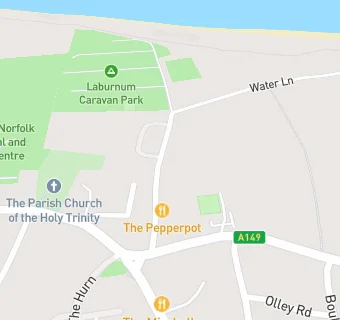 map for West Runton Social Club