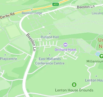 map for East Midlands Conference Centre