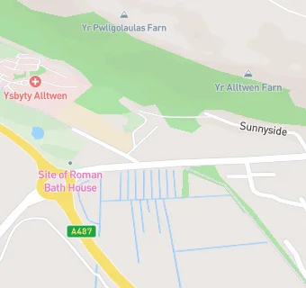 map for Ysbyty Alltwen