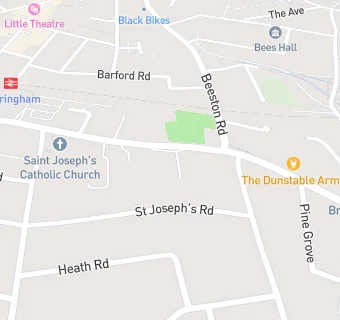 map for Sheringham Medical Practice