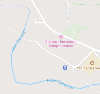 map for Ysgol Gynradd Bro Tryweryn